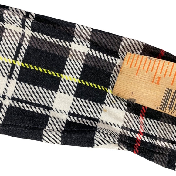 Alice Olivia Dress Women 6 Plaid Delora Turtleneck Mini Academia Preppy FLAW - Picture 11 of 12